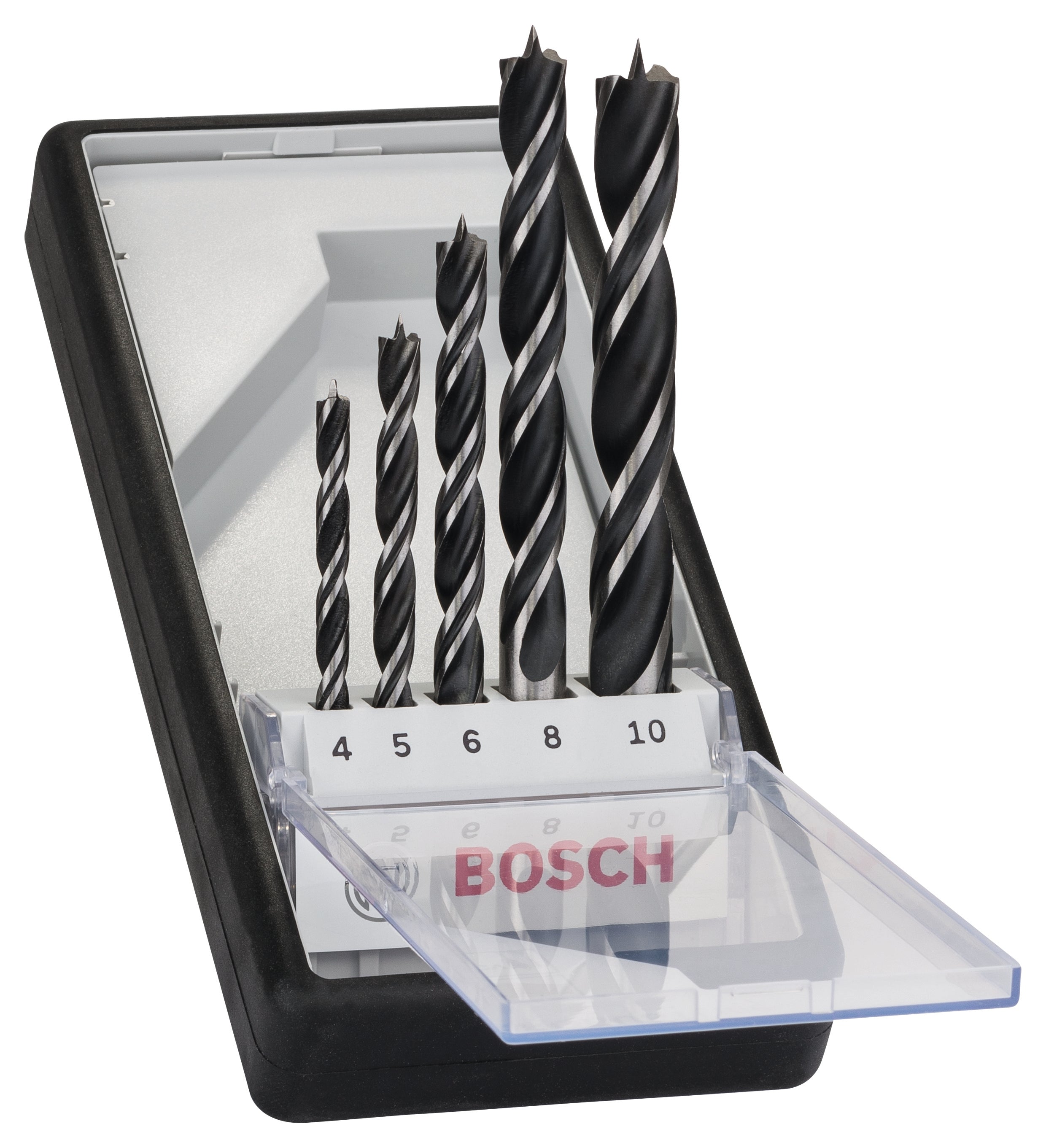 Bosch 5-teiliges Holzspiralbohrer-Set